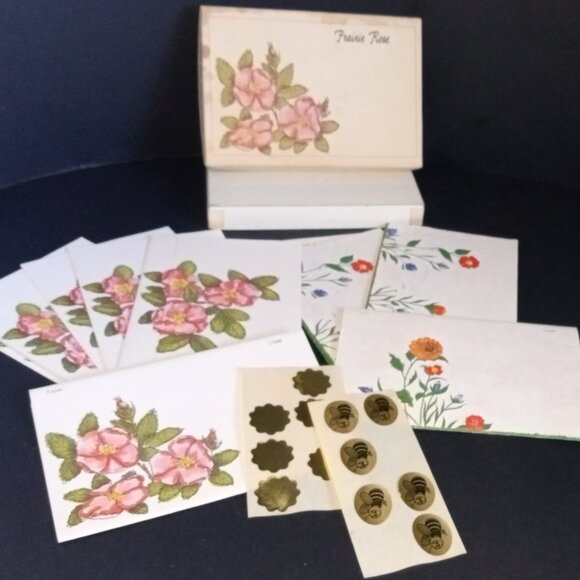 Lot '40s/'50s Era Assorted Greeting Cards-Never Used-67 Pieces + Boxes - Picture 6 of 15